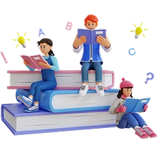 Students with books – stay updated with latest exams