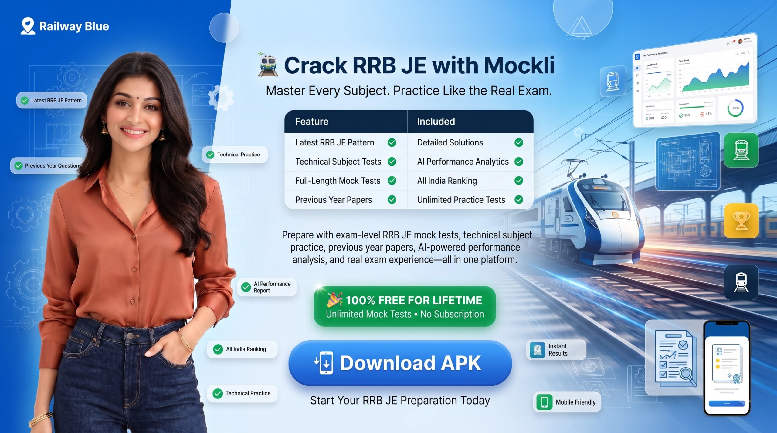 Get Free RRB JE Access, Improve Every Test Attempt